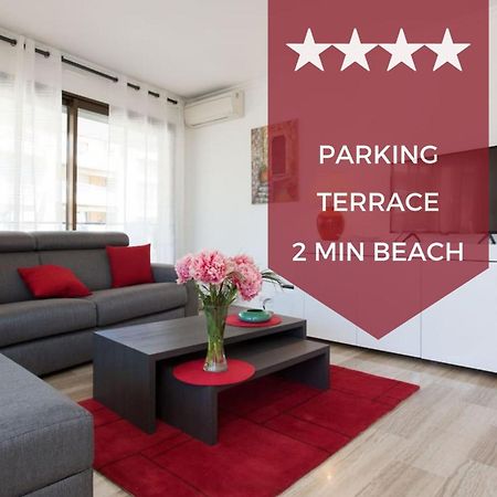 3-Room Apartment With Terrace In Palm Beach Cannes Buitenkant foto