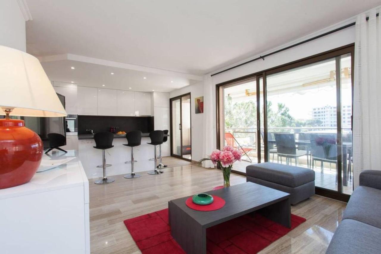 3-Room Apartment With Terrace In Palm Beach Cannes Buitenkant foto