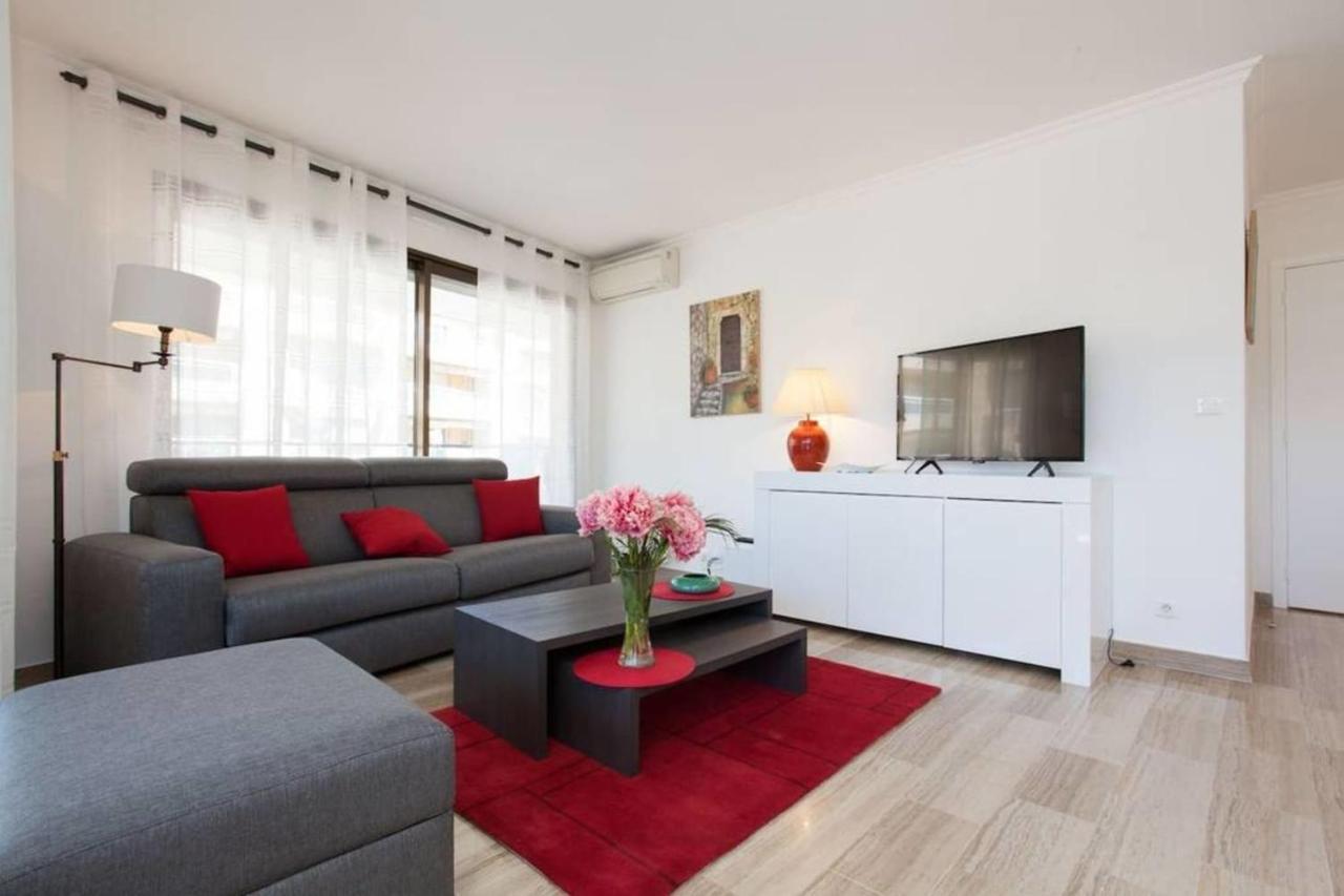 3-Room Apartment With Terrace In Palm Beach Cannes Buitenkant foto