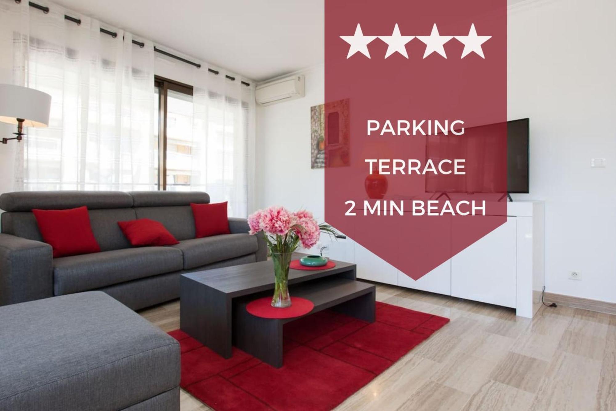 3-Room Apartment With Terrace In Palm Beach Cannes Buitenkant foto